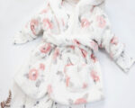 Baby Coral Velvet Bathrobe Shirt and Trouser 3 Pieces Set (22)