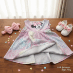 Disney-Baby-Junior-Branded-Minnie-Girls-colorful-Casual-Frock