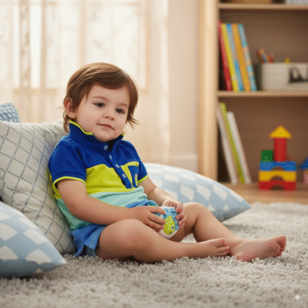 9months-6years Boys Half sleeves Polo T-Shirt