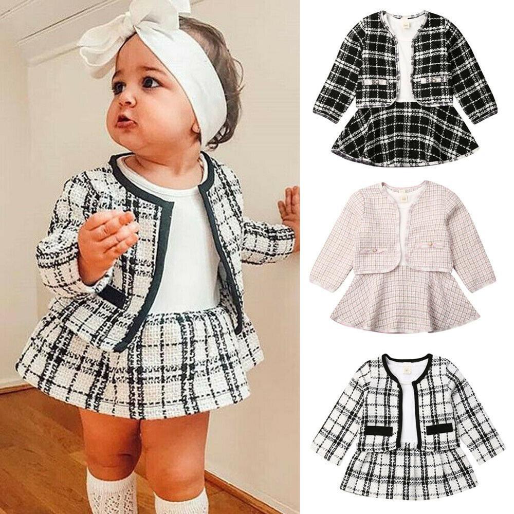 Check frock design discount for baby girl