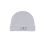 Silver gray baby single layer hat