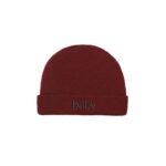 Burgundy baby single layer hat