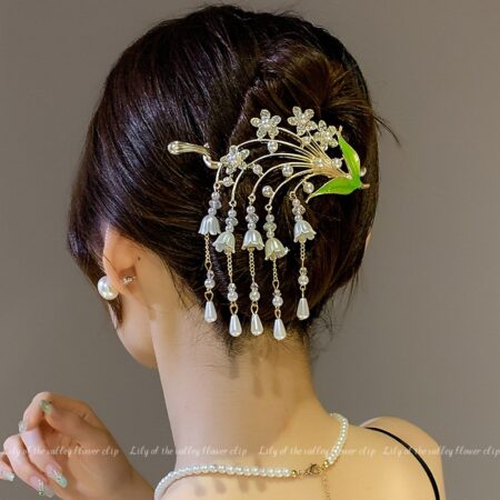 Chinese-Style Tassel Hairpin High-end Grabber Hairpin