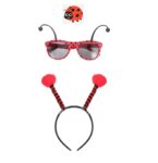 Lady Bug Head Band with Sun Glasses