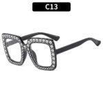 C13- Glossy Black frame White film