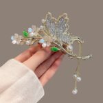 Forest Style Butterfly Tassel Hair Large Hair Catcher