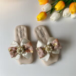 Floral Big Bow Soft Slipper (11)