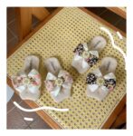 Floral Big Bow Soft Slipper (11)