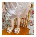 Floral Big Bow Soft Slipper (11)