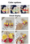 Snow White 3 Ribbon Bow Soft Slipper (24)