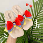 Snow White 3 Ribbon Bow Soft Slipper (24)