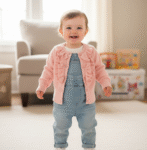 1-5 years Front Open Ruffled GAP Full Sleeves Sweater