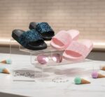 Girls Gorgeous 3D Hearts & Glitter Slippers For Summer