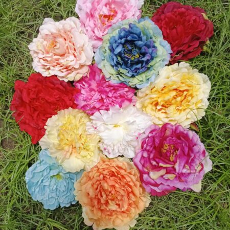 Fabric Flower Steel Alligator Hair Pin