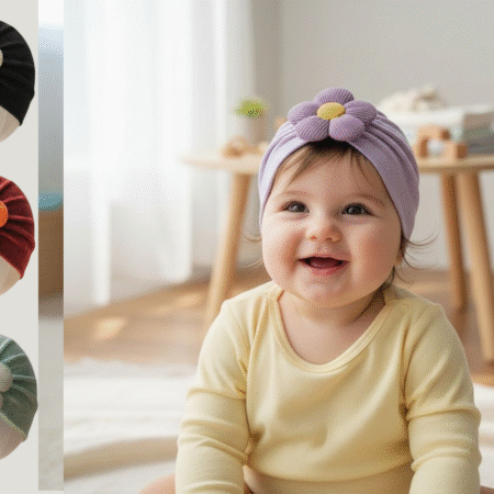 Soft Velvet Flower Embroidered Cotton Pullover Baby Comfortable Hat Cap