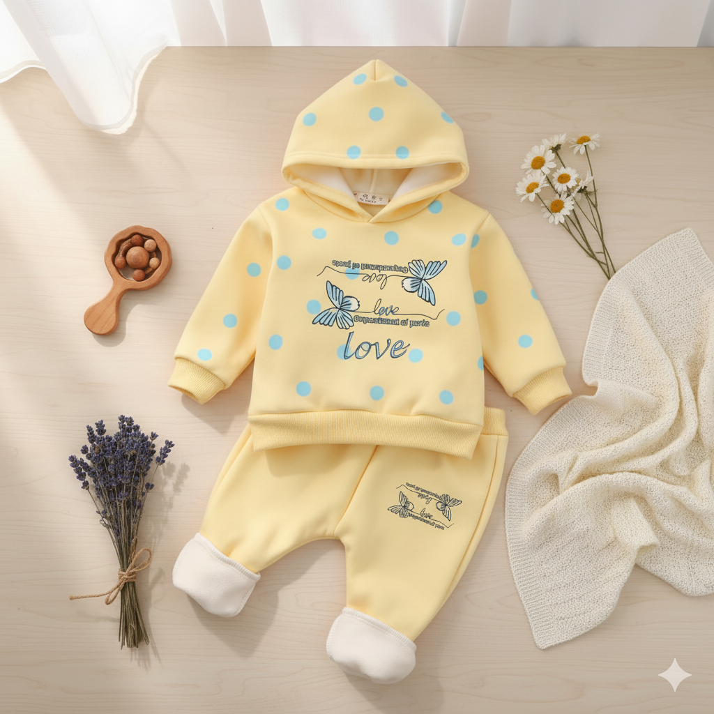 Hooded shirt and trouser