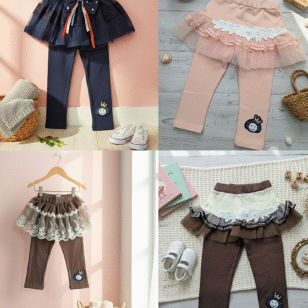 1-5 Years Baby Girl Spring and Winter Thick Cotton Lace Ruffle Tights