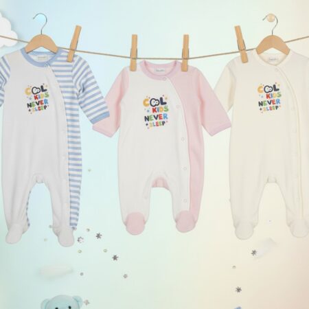 0-12 months Baby Cool Kids Never Sleep Velvet Full Cover Romper