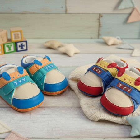 0-20 Month Multi Color Fabric and Raxine Non-Slip First Walker Boots