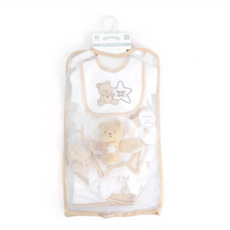 Skin Bear Little Star 8 Pieces Organic Cotton Spring Gift Starter Set