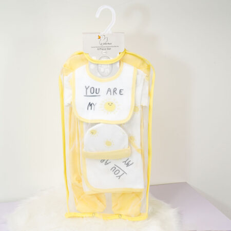 You Are My Sunshine 6 Pieces Organic Cotton Spring Gift Starter Set