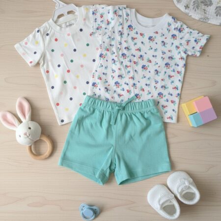 Carter’s Original Seagreen Baby Girl 3-Piece Mix & Match Set