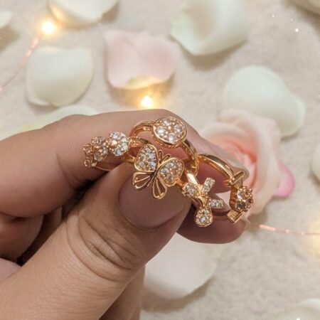 Adorable Adjustable Golden Baby Rings 