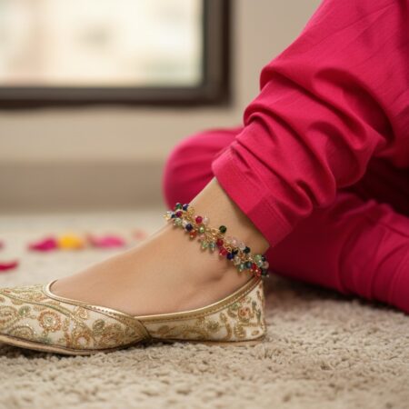 Beaded Charm Anklet