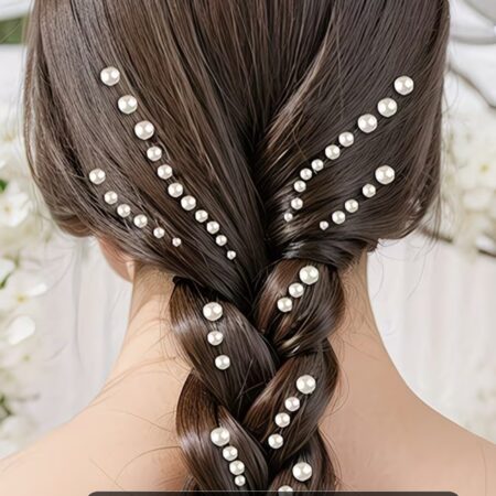 135-Piece Self-Adhesive Pearl Sticker Set