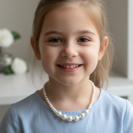 Elegant Graduated Pearl Statement Necklace