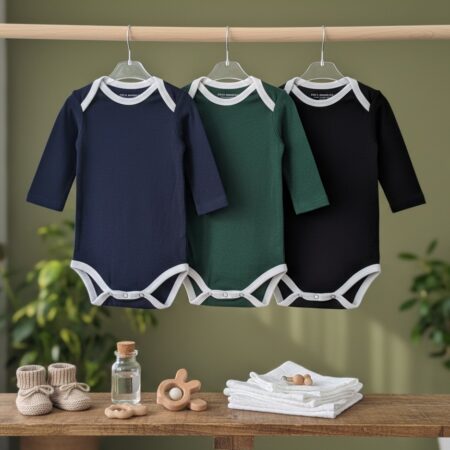 0-18 Month Polo Republic Full Sleeves Body Suits Unisex