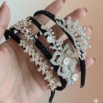 Elegant Rhinestone & Velvet Headband Set
