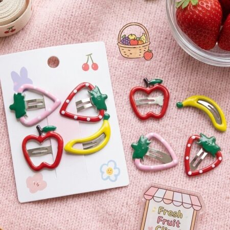 Fruity Enamel Hair pins Set