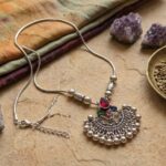 Handcrafted Oxidized Silver Statement Necklace (Copy)