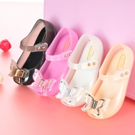 1-4 years Girls Butterfly Jelly Shoes