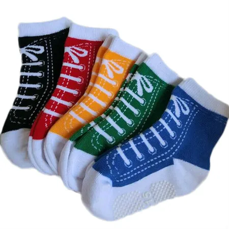 Fun Sneaker-Design Baby & Toddler Socks