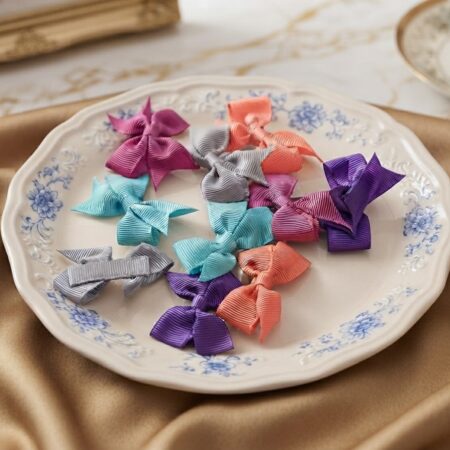 Grosgrain Ribbon Hair Bow Clips