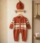 Cozy Knitted Baby Romper Trio (1)