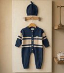 Cozy Knitted Baby Romper Trio (1)