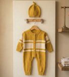 Cozy Knitted Baby Romper Trio (1)