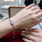 Elegant Oval Halo Slider Bracelet