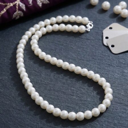 Elegant  Pearl Statement Necklace