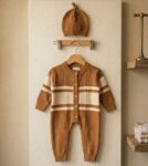 Cozy Knitted Baby Romper Trio (1)