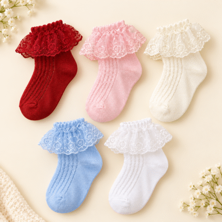 Baby & Toddler Lace Ruffle Ankle Socks